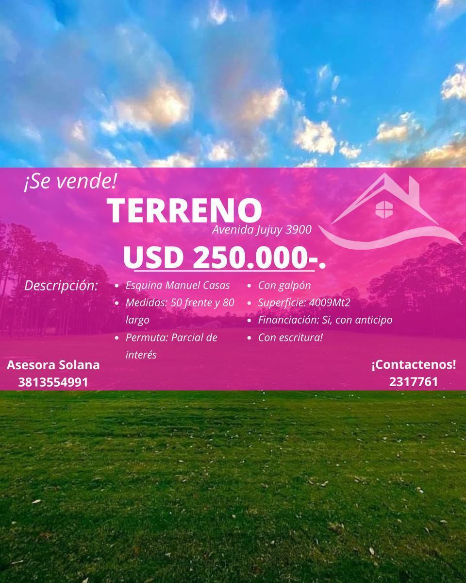 Foto de Venta Terreno con galpón en Av Jujuy al 3900, imagen 3