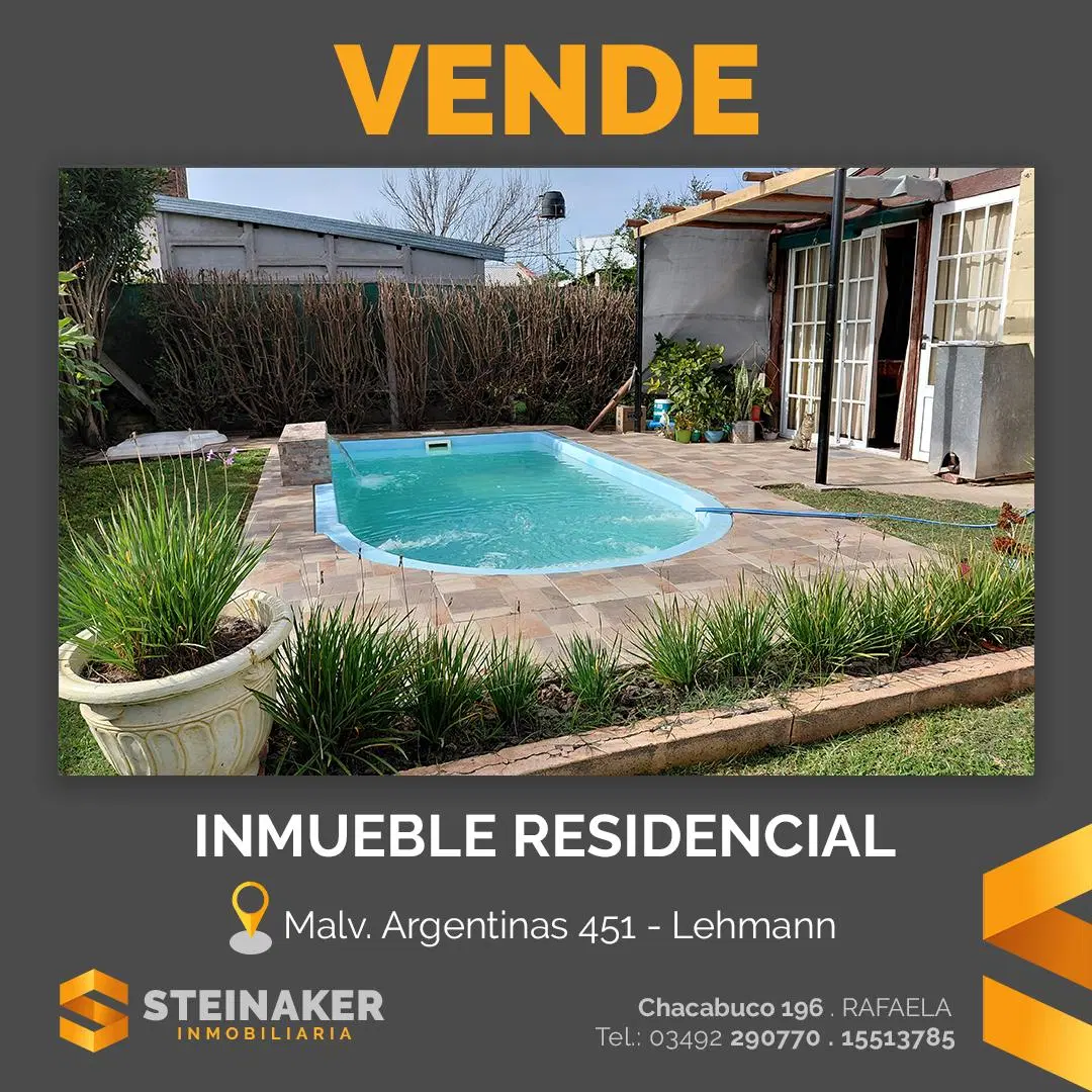 Propiedad residencial con pileta en Lehmann 8