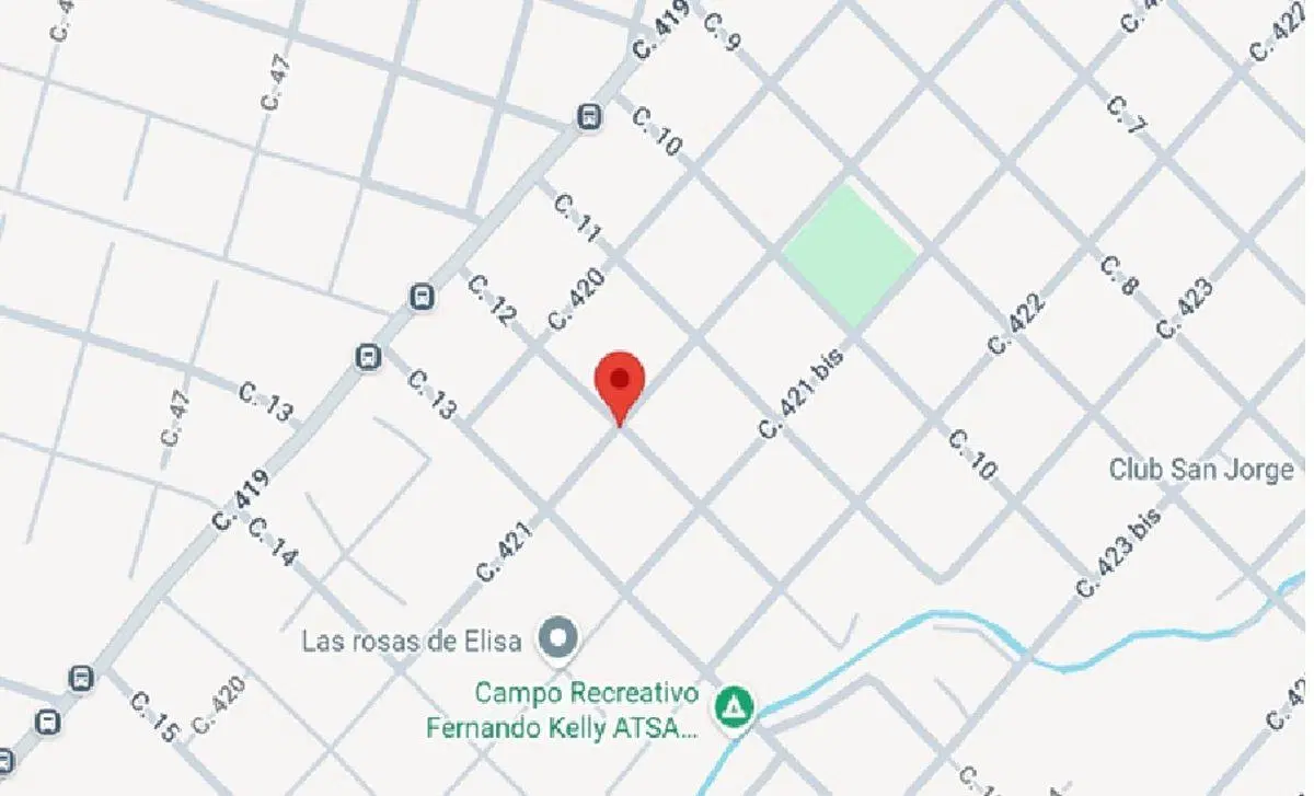 Venta individual o total, de 3 Lotes en Esquina de Calle: 12 y 421 Villa Elisa. Proximos a Av. Arana 3