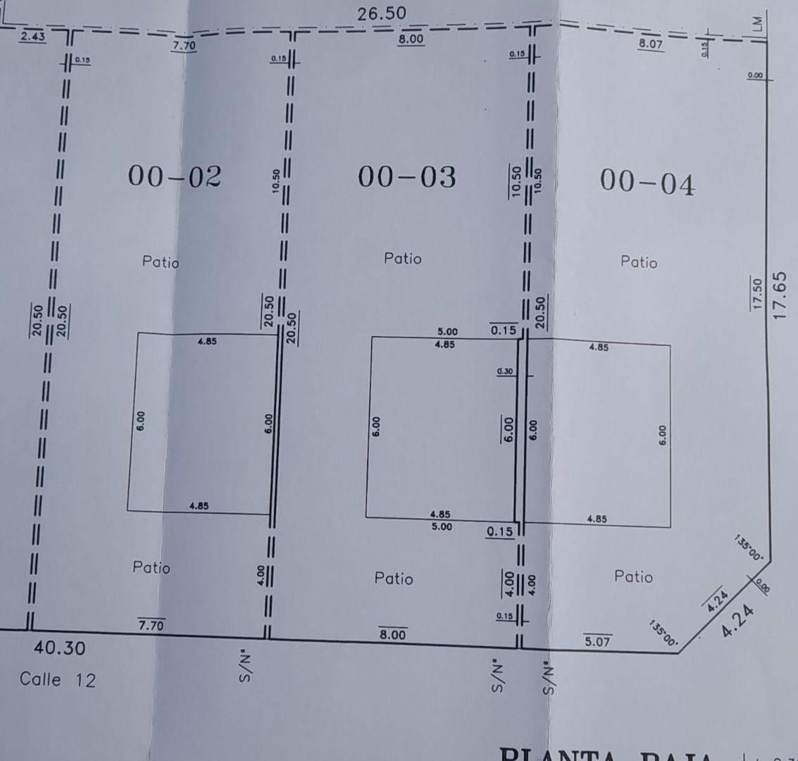 Venta individual o total, de 3 Lotes en Esquina de Calle: 12 y 421 Villa Elisa. Proximos a Av. Arana
