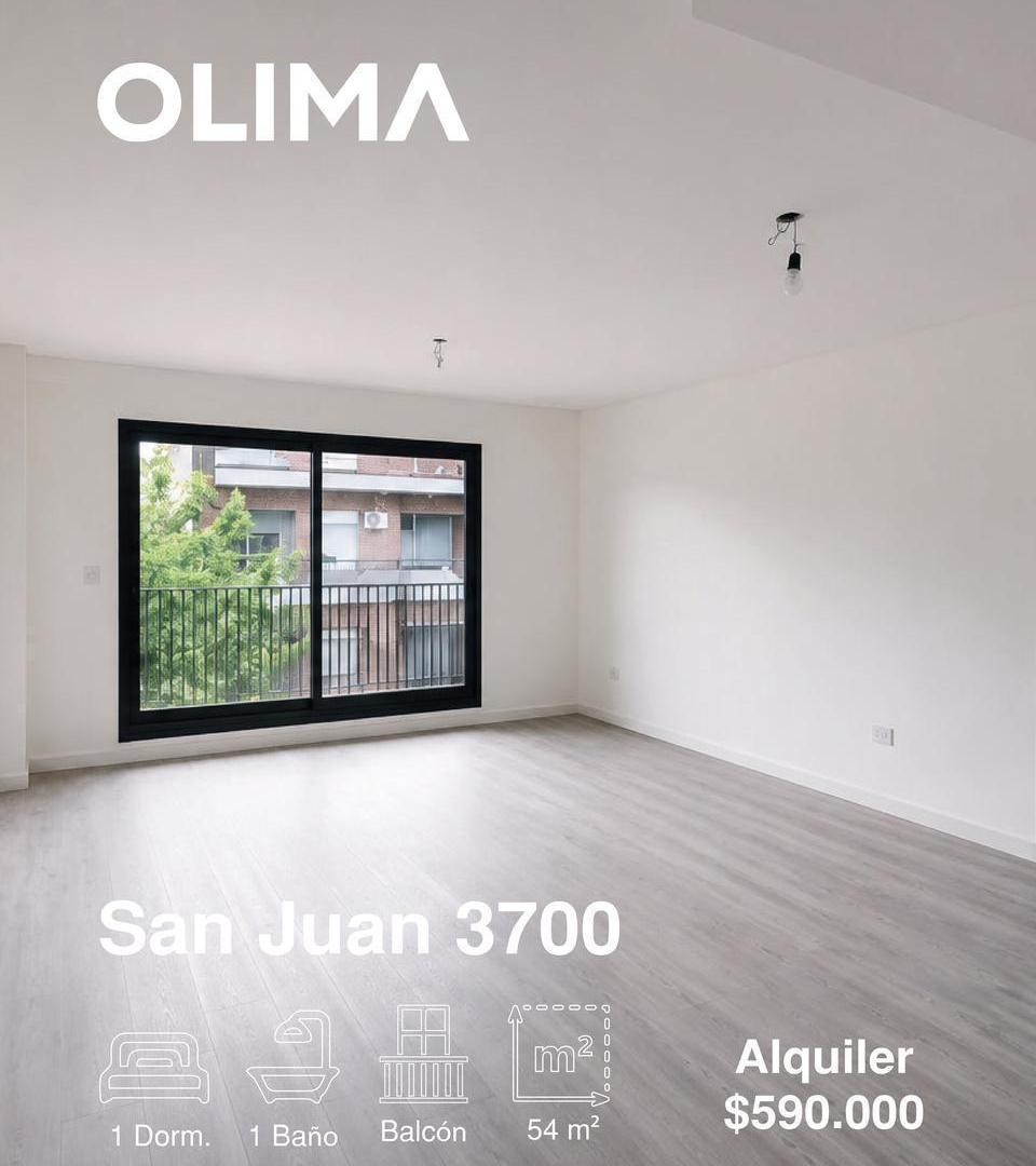 Foto de Departamento 1 Dormitorio - San Juan 3700, imagen 5