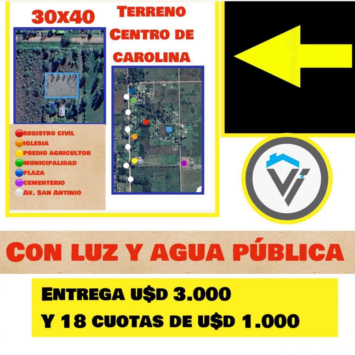 Terreno en Colonia Carolina 1