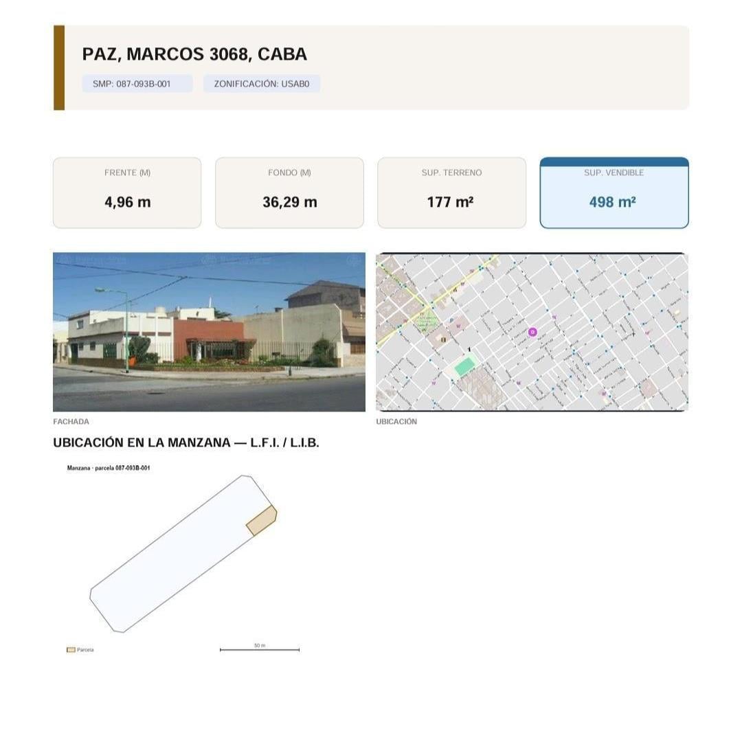 Foto de Terreno en Villa Devoto, imagen 5