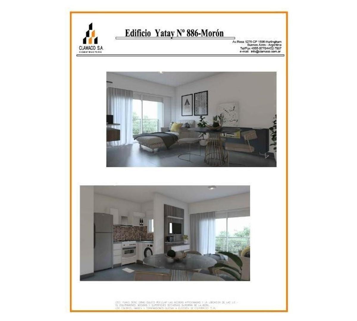 DEPARTAMENTO DE 2 AMBIENTES C/BALCON EN CONSTRUCCION FACILI