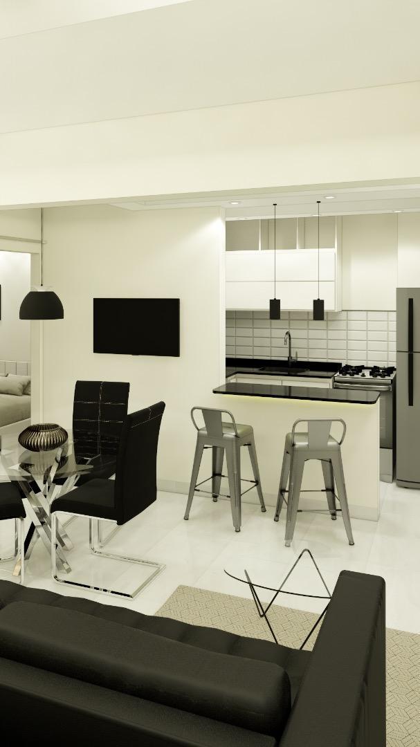 VENTA 2 AMBIENTES EN OBRA