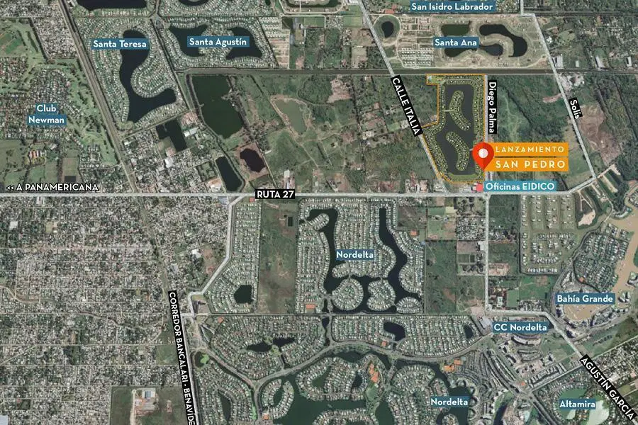 Lote en venta en Barrio San Pedro, Tigre, laguna 3