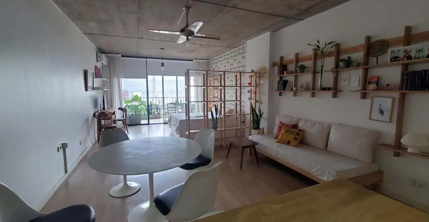 Increible monoambiente con balcón en Chacarita 4