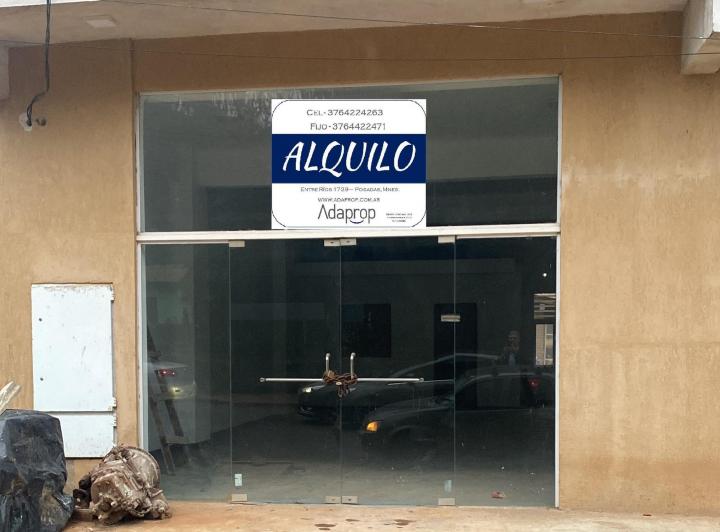 ALQUILO LOCAL A ESTRENAR ZONA ALEM Y ZAPIOLA POS, MNES 3
