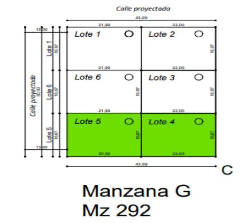 OFERTA! - SE VENDE TERRENO 15 X 22 EN ESQ SOBRE AV. 131 - POS MNES 2