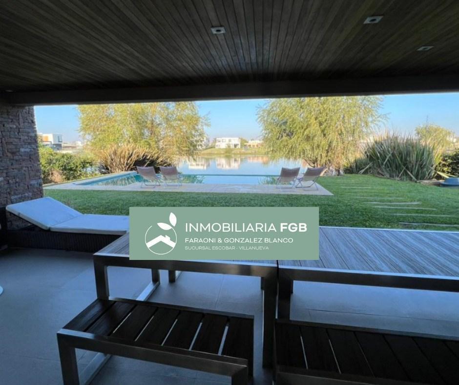 Casa a la laguna en Venta en Barrio Norte El Cantón, Escobar. | 7 ambientes | 5 dormitorios| Orienta