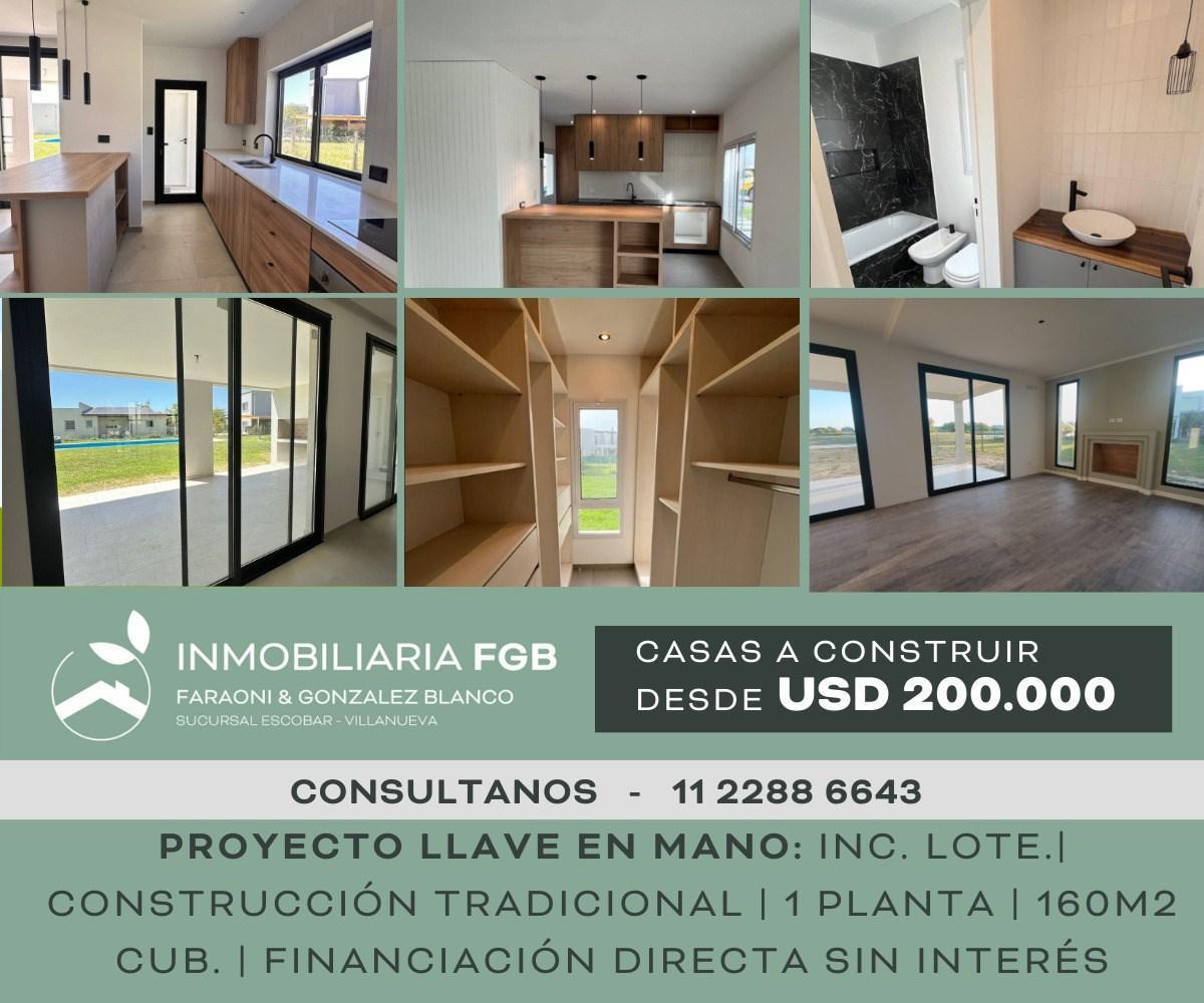 CASA A ESTRENAR CON PILETA | EL CANTON | FINANCIACIÓN DIRECTA | PROYECTO LLAVE EN MANO