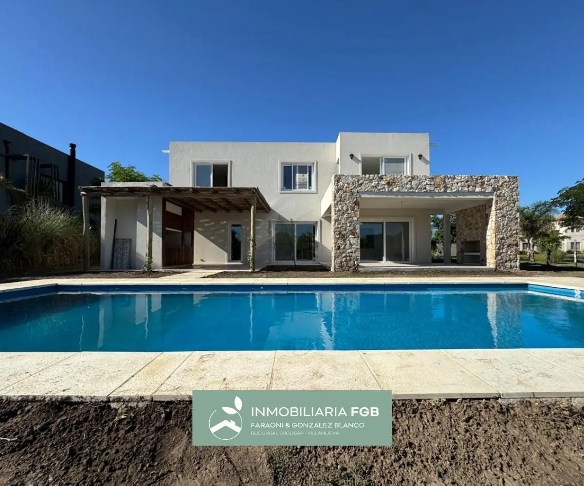 Casa AMOBLADA a la laguna en Alquiler en Barrio Norte - El Cantón - 3 dormitorios - cochera cubierta 3