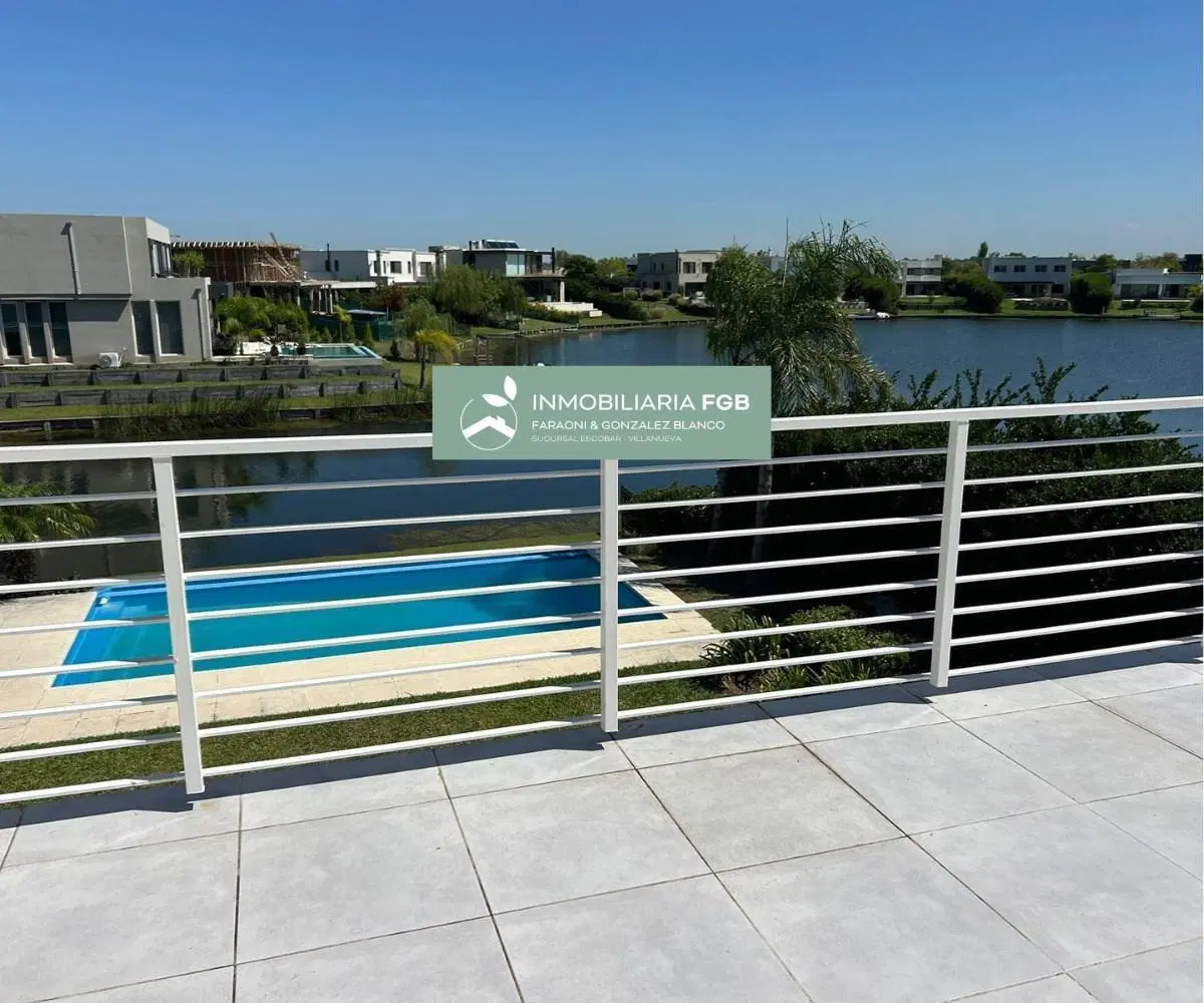 Casa a la laguna en Venta en Barrio Ceibos | Puertos, Escobar | pileta | 3 dormitorios | dependencia 4