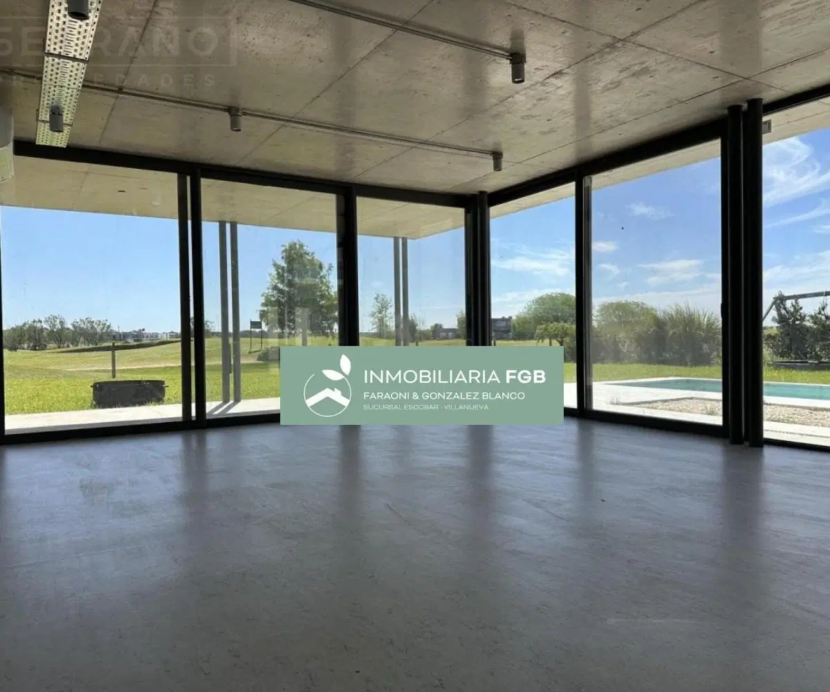 Casa al Golf con pileta en Alquiler en  Barrio Golf El Cantón, Escobar | Terraza - Diseño y calidad 5