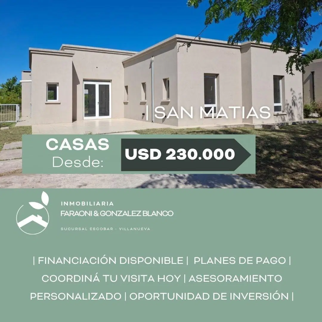 CASAS EN BARRIO SAN MATÍAS | Desde USD 230.000usd | FINANCIANCIÓN | OPORTUNIDADES | CONTACTANOS 4
