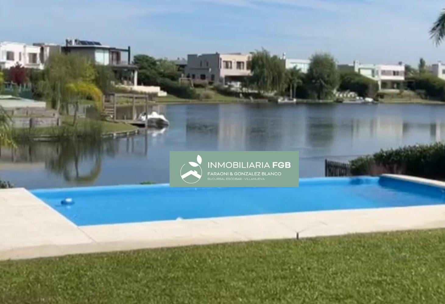 Foto de Casa a la laguna en Venta en Barrio Ceibos | Puertos, Escobar | pileta, imagen 3
