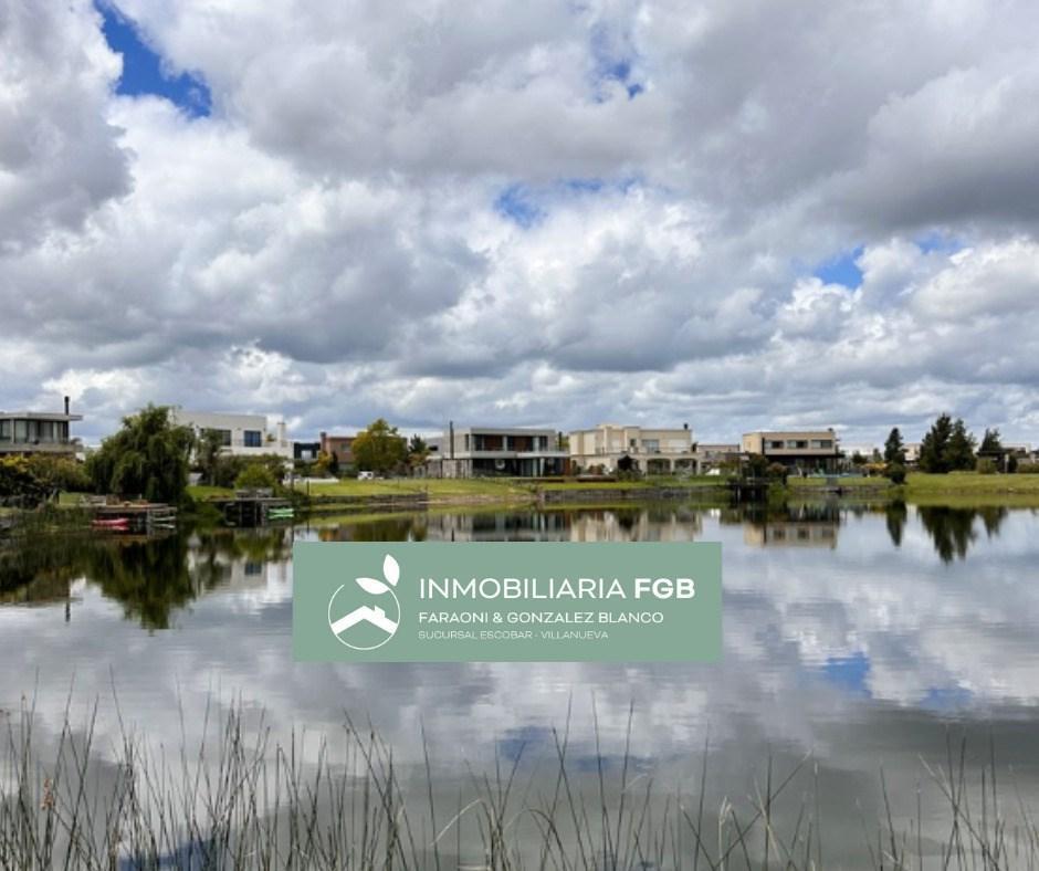 Lote a la laguna en Venta en Barrio Norte El Cantón Escobar GRAN ESPEJO