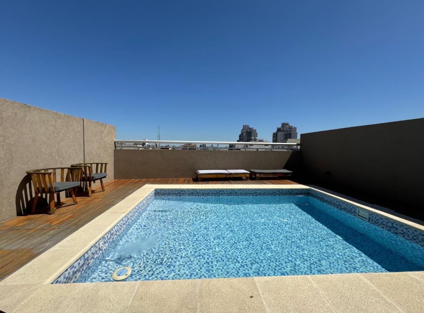 Venta Depto 3 con cochera y pileta Plaza Irlanda