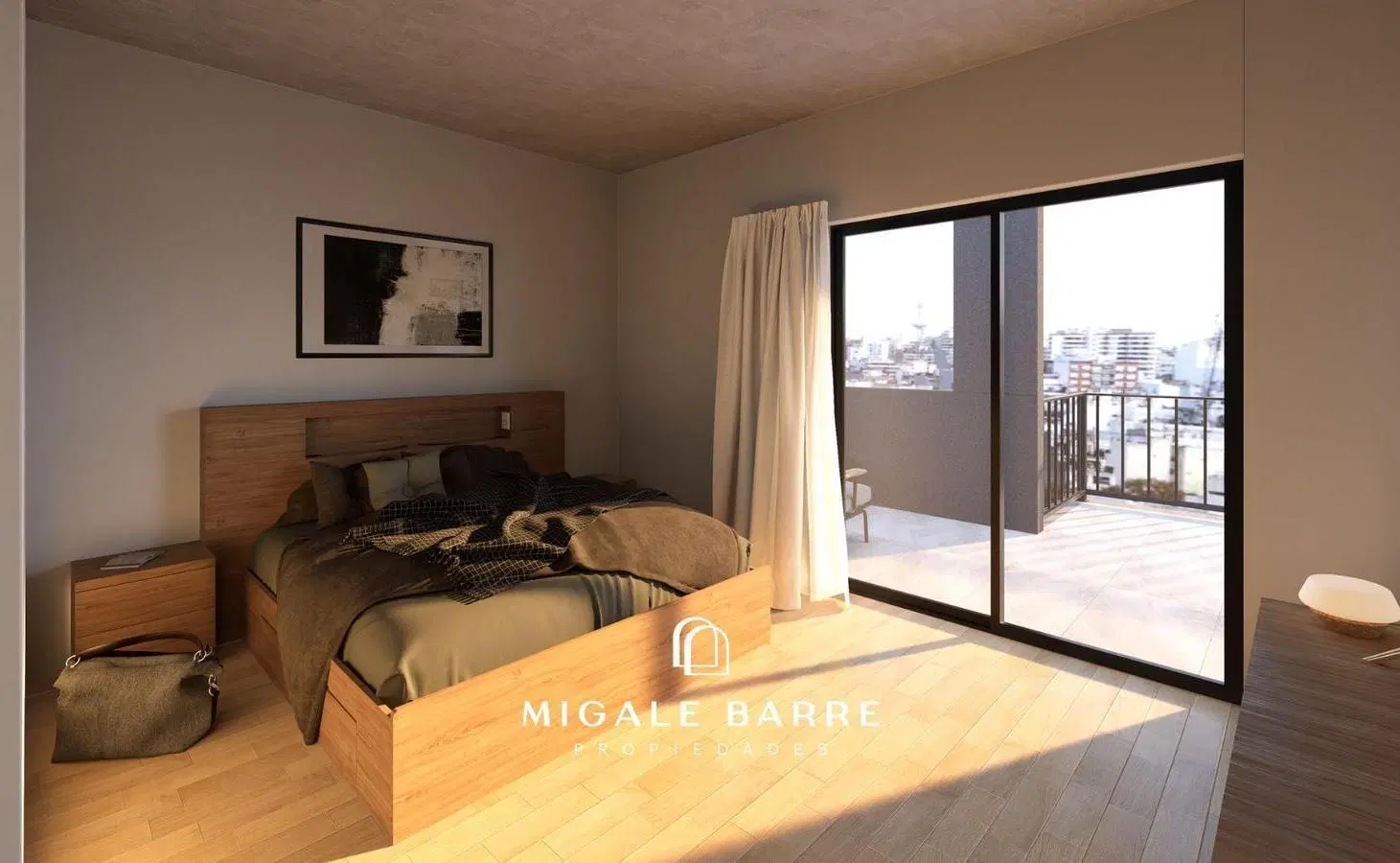 Departamento en pozo 2 ambientes con balcon 5