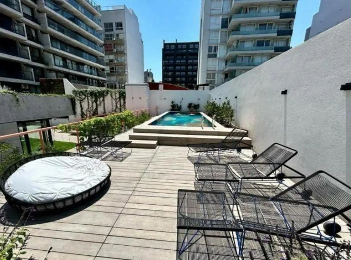 Dos ambientes con parrilla amoblado en Palermo 4