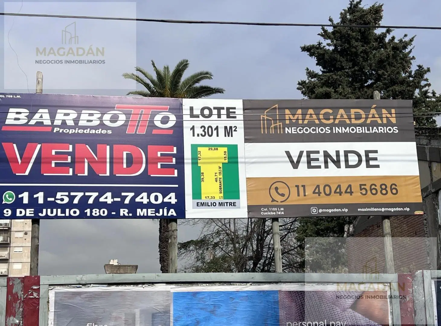 VENTA | Terreno de 1.301m2 en Villa Sarmiento. 4