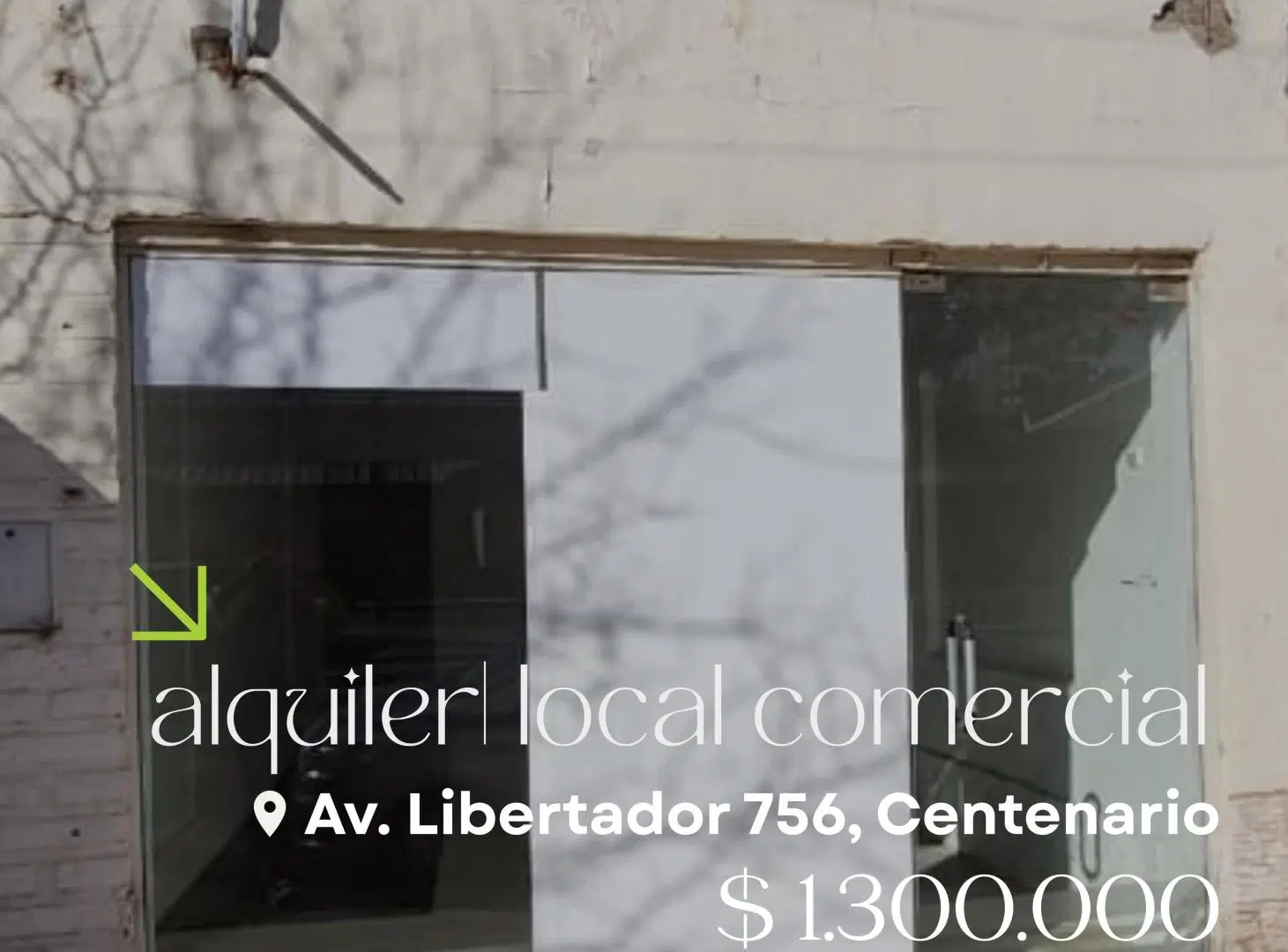 LOCAL COMERCIAL DISPONIBLE EN CENTENARIO 1