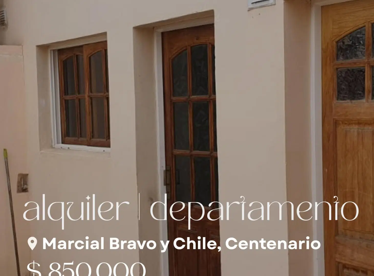 DEPARTAMENTO EN ALQUILER – MARCIAL BRAVO Y CHILE, CENTENARIO 4
