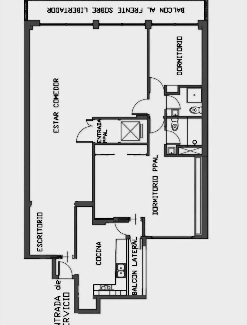 Vendo Semi piso REMODELADO sobre Av. Del Libertador