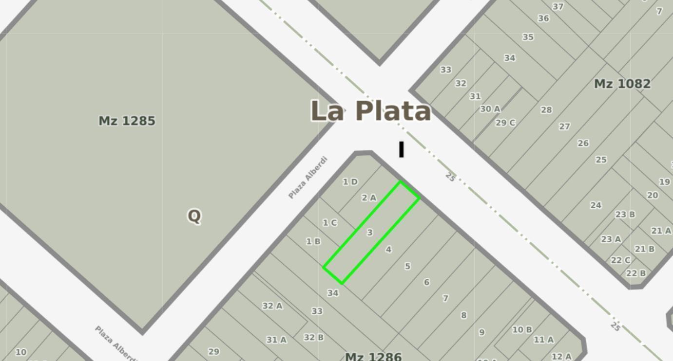 Foto de Terreno Lote en Venta de 466 m2 en 25 entre 39 y 40 La Plata - Aceptan, imagen 1