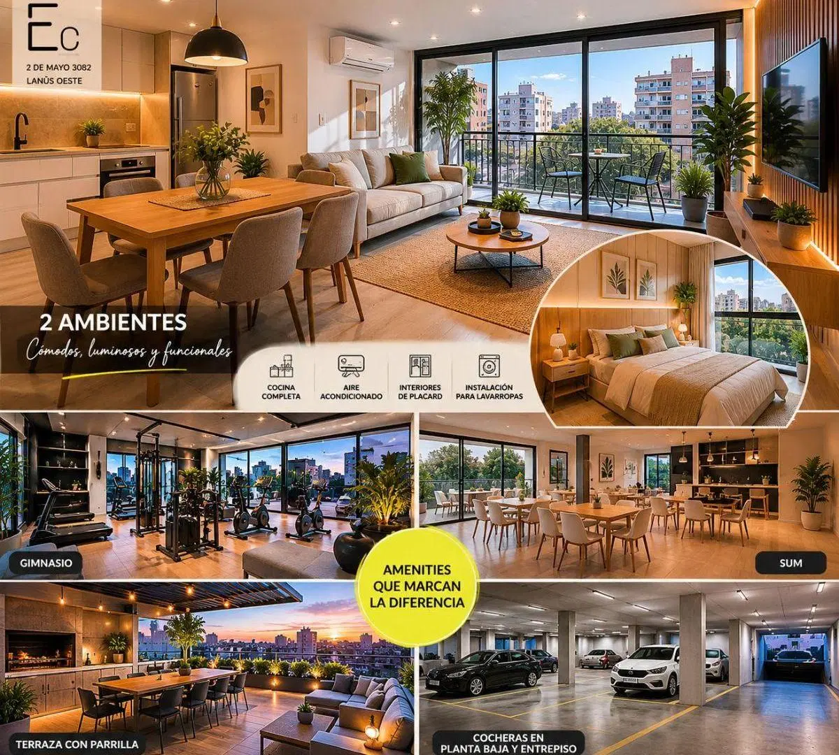 DEPARTAMENTO 3 AMBIENTES - EN CONSTRUCCION 70M2 - LANUS OESTE 5