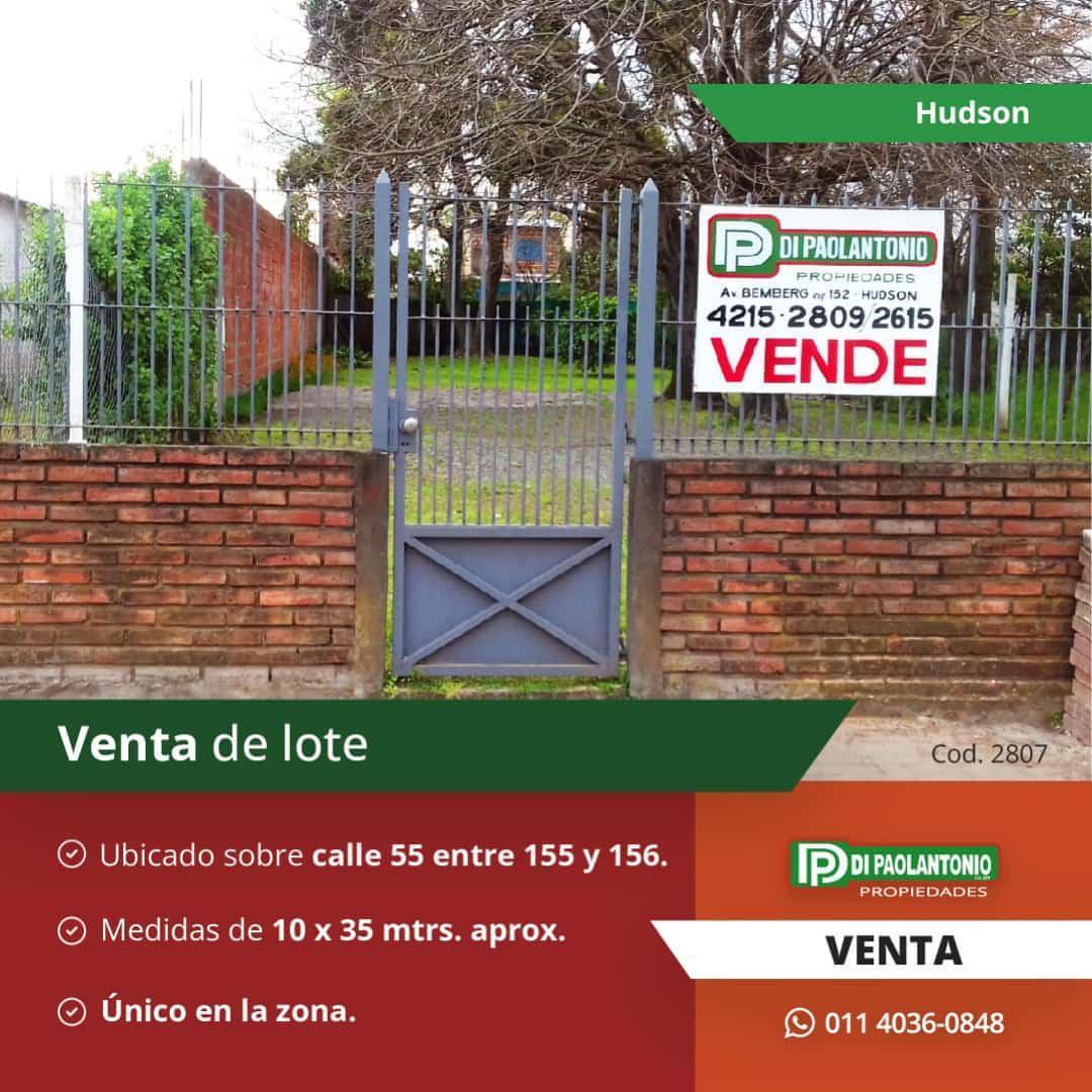 Terreno en G.E.Hudson