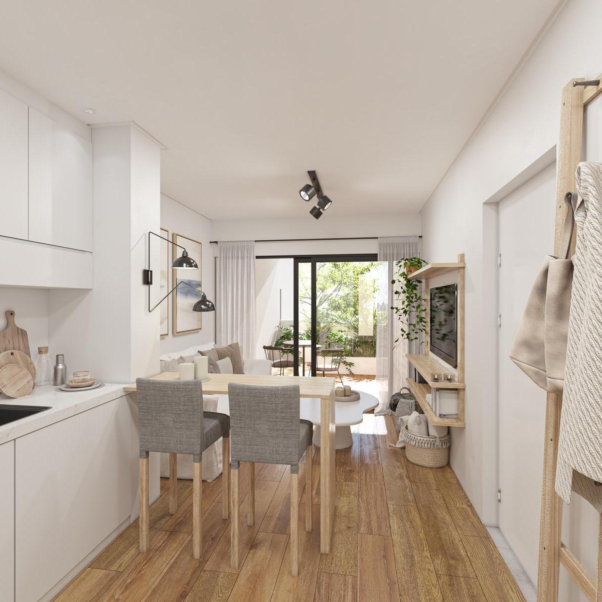 2 ambientes en Superi y Av. de los Incas. En construcción. E