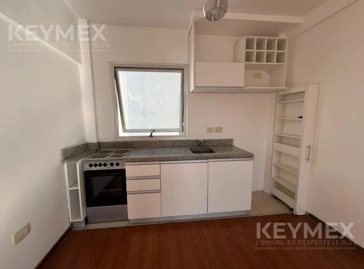 Departamento 2 amb. con Balcón terraza, vista abierta al frente, parrilla individual, APTO CREDITO. 5