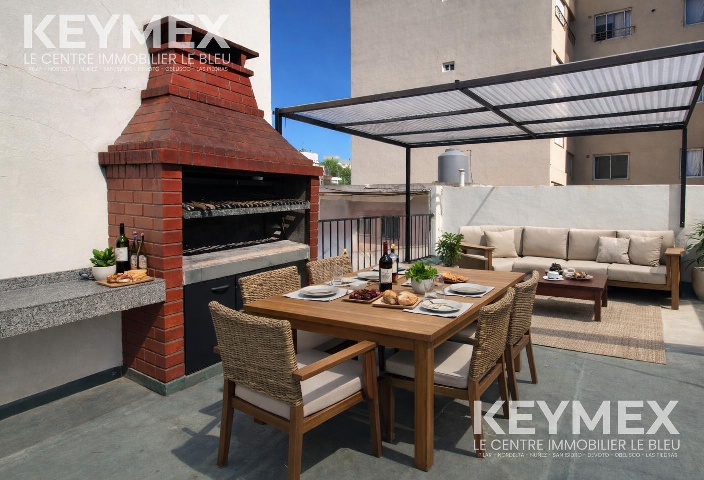 Departamento venta 2 ambientes floresta Terraza privada con parrilla