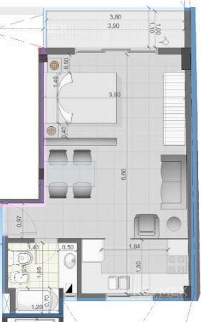 Foto de Departamento monoambiente venta moron cochera baulera contrafrente, imagen 2