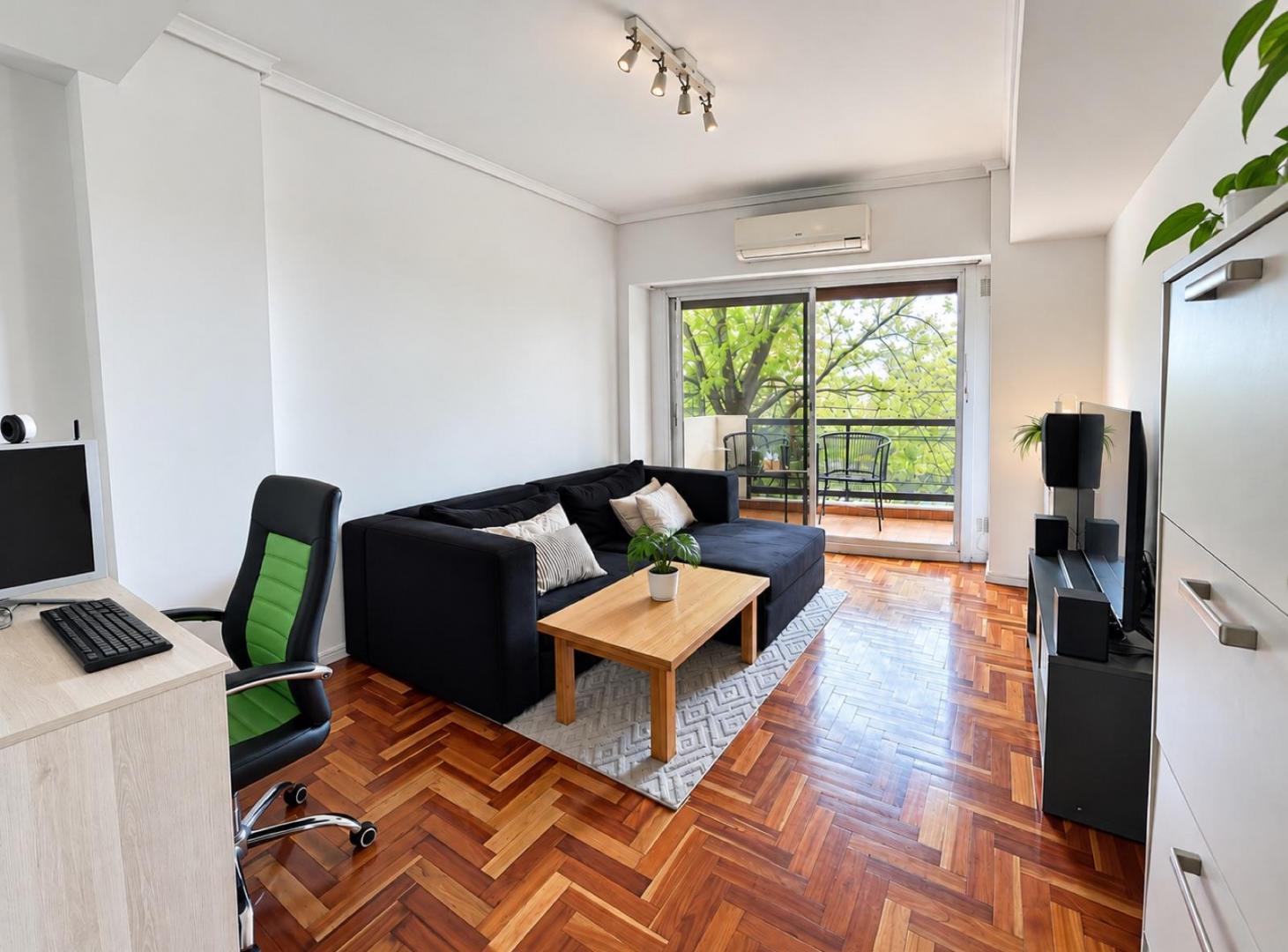 Foto de 2 amb fte bcon 44 m2 + espacio guardacoche movil + baulera+ se vende, imagen 2