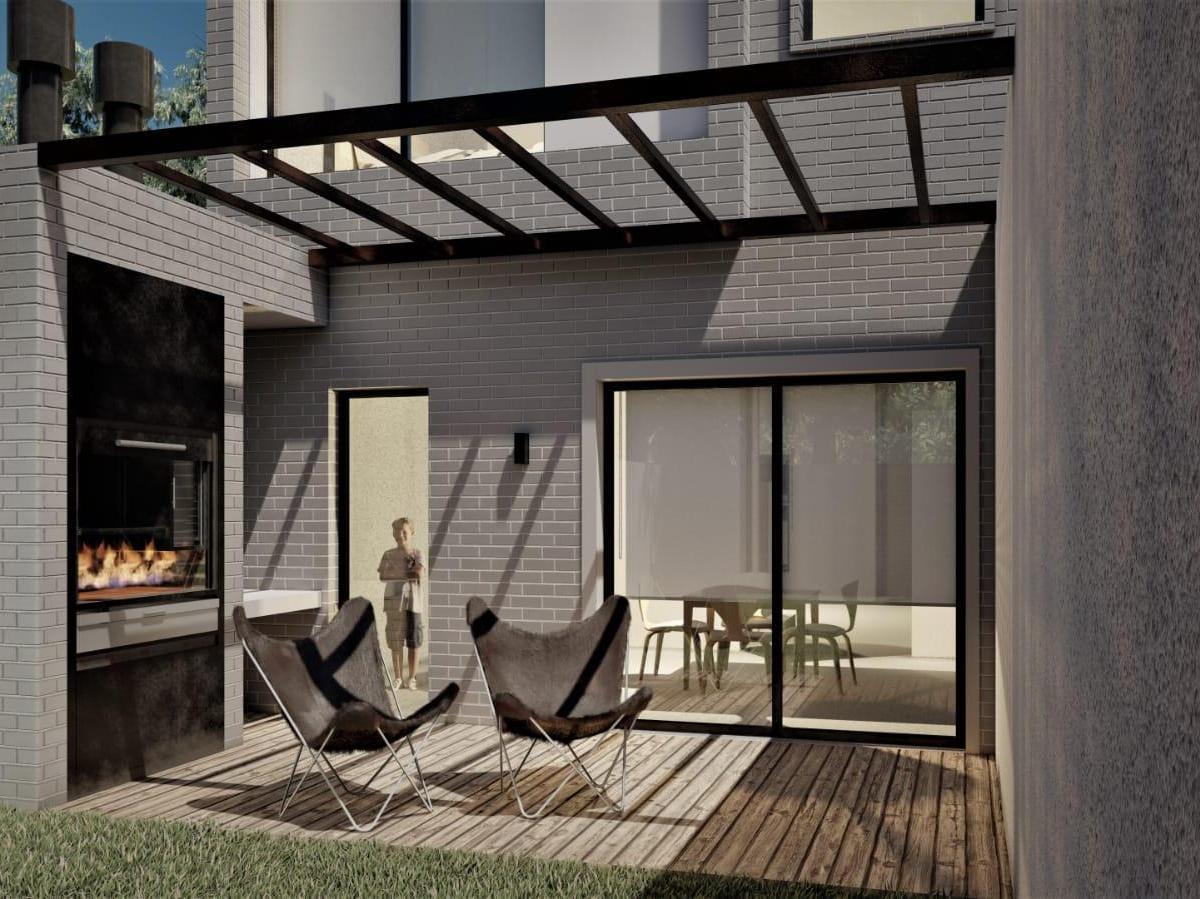 Duplex tres ambientes a estrenar en 118m2 sobre lote de 5m x 30m