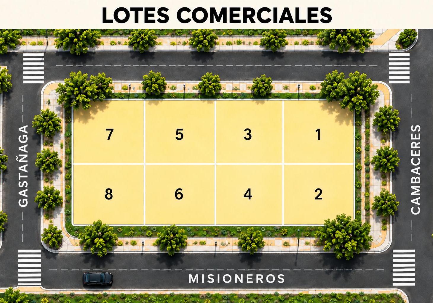 Foto de Lotes Comerciales en Venta - Sobre Calle Cambaceres, frente al Club, imagen 3