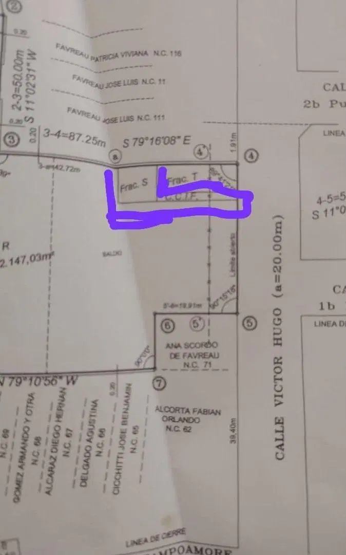 LOTE EN VENTA. LUZURIAGA MAIPÚ ESCRITURA 2