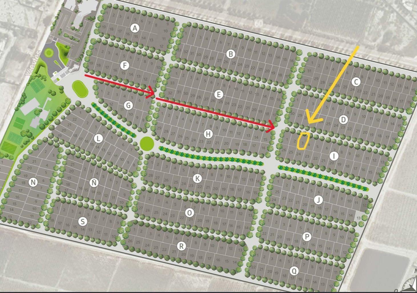 Foto de VENTA LOTE B° LAS PALMAS RUTA 60 - 500 M2, imagen 2