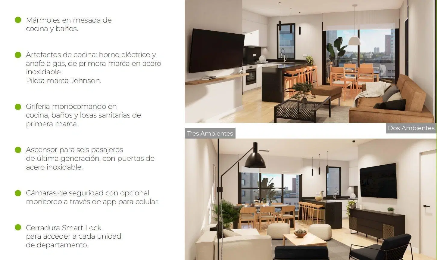 Venta 3 ambientes al frente con cochera en pozo zona playa grande 3