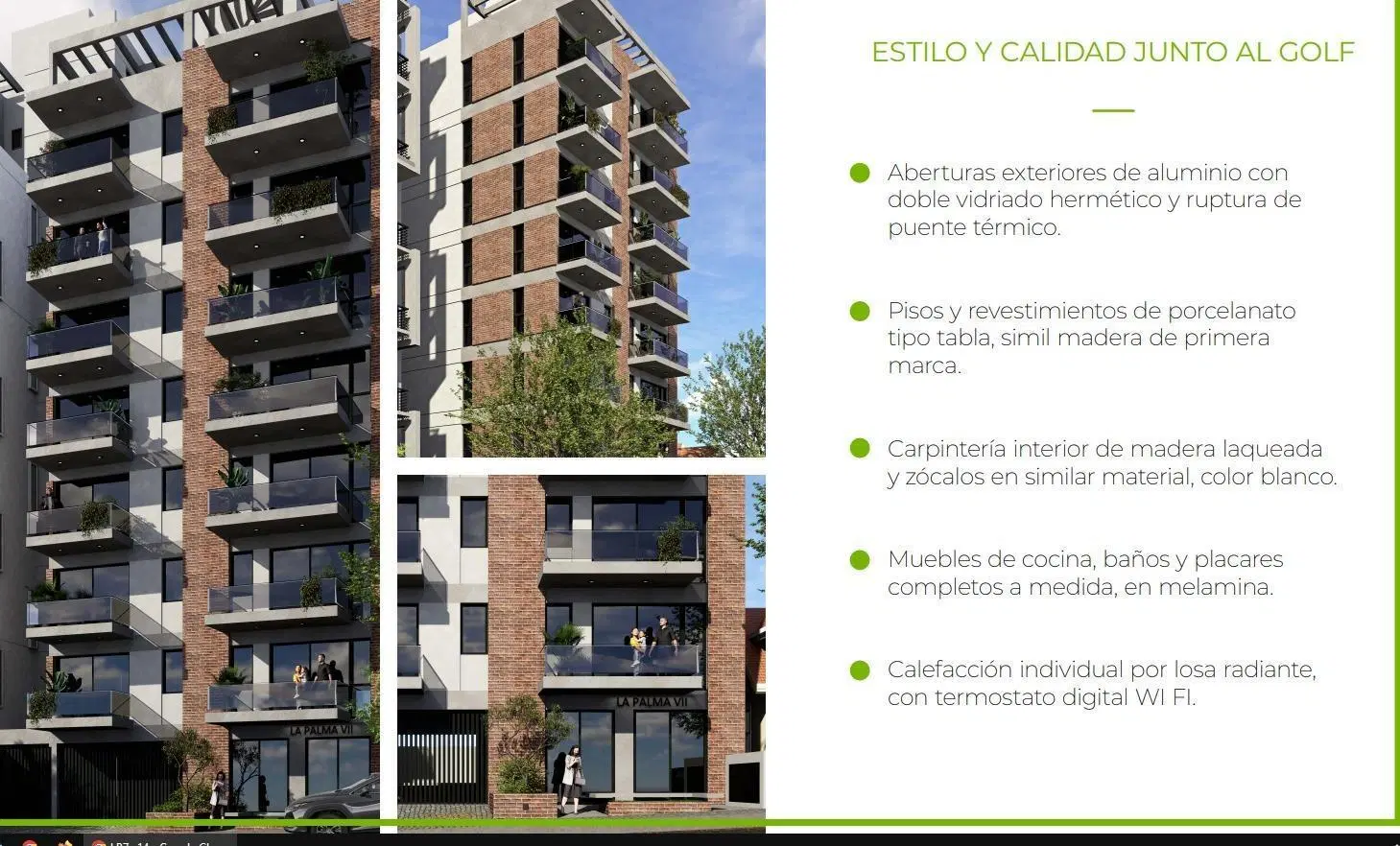 Venta 3 ambientes al frente con cochera en pozo zona playa grande 2