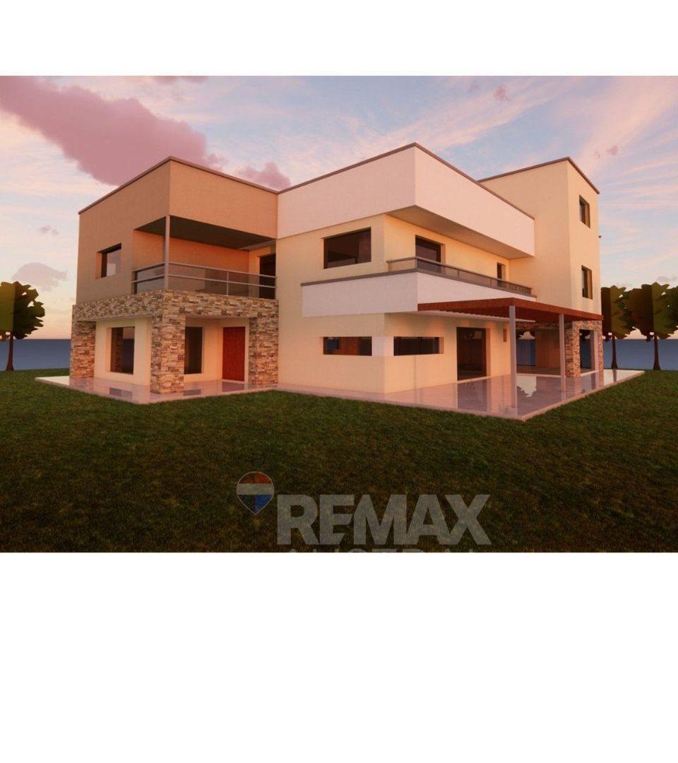 Lote con construcción a terminar