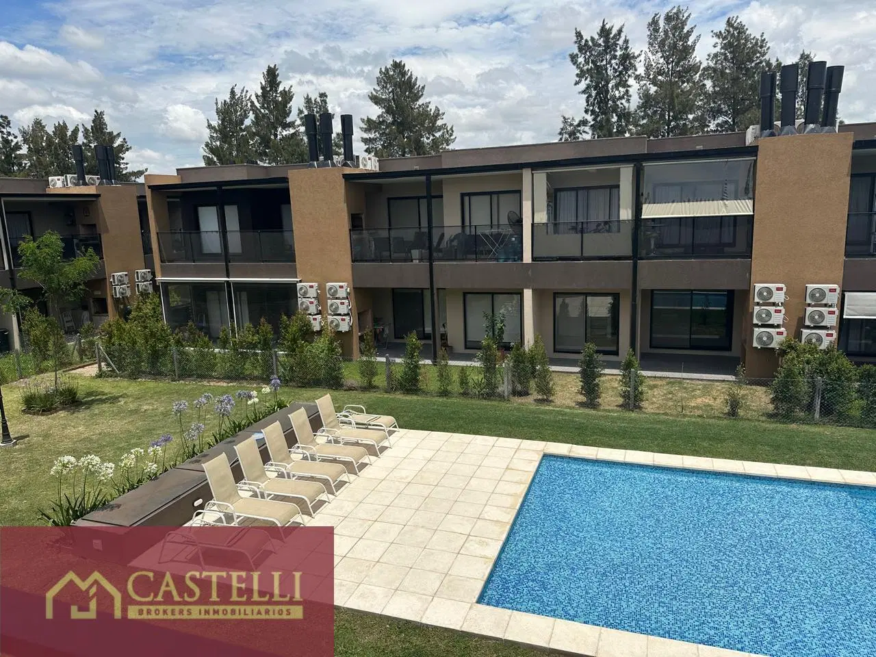 Departamento 2 ambientes Pa con parrilla, Alquiler en Pilar Cañada Village III 3
