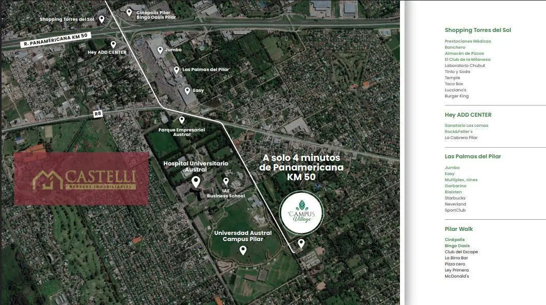 Departamento en venta en Campus Village Pilar 8