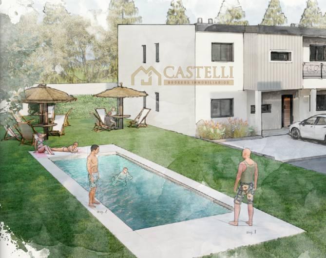 Foto de Venta duplex de pozo financiados, cañada del sol con Jardin y parrilla, imagen 2