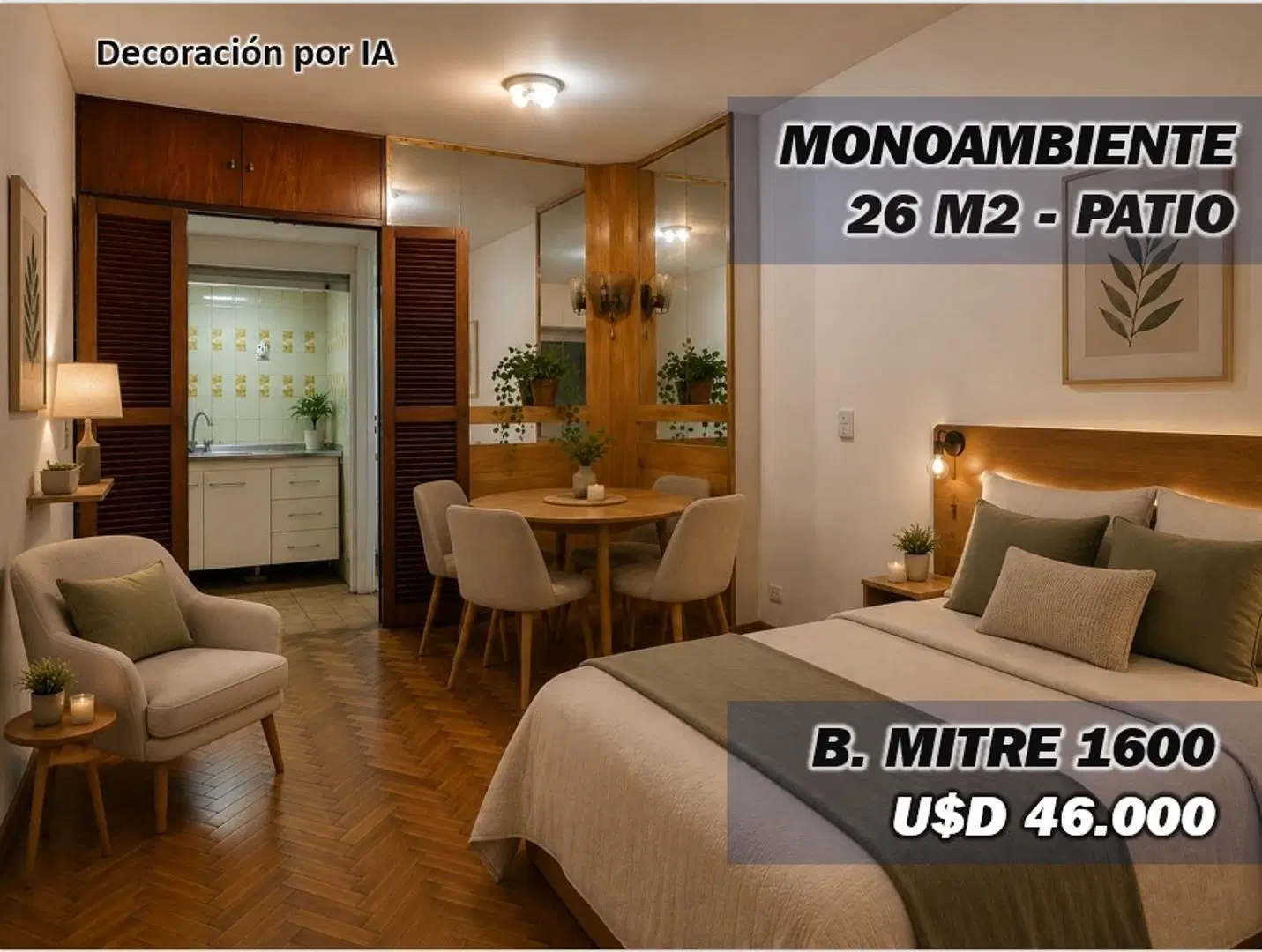 Monoamb. B. Mitre 1648 Congreso,PB patio techado 1