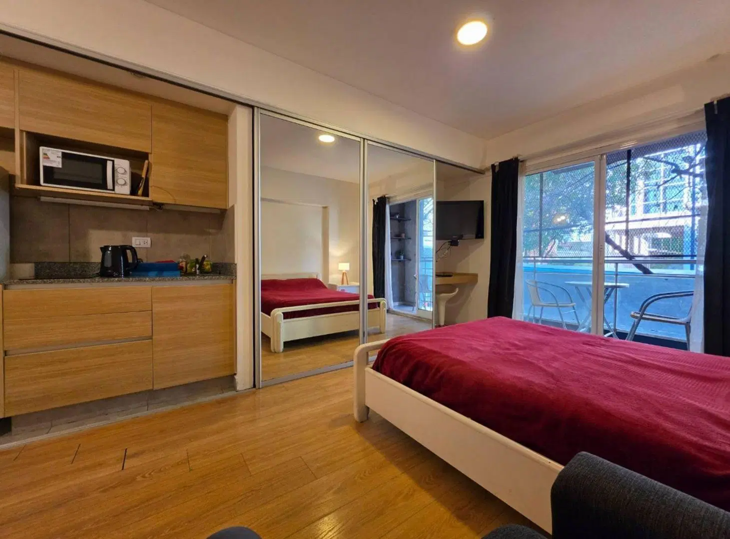 Exte Monoamb- balcon- Amoblado-Amenit-Palermo Hlwd 3