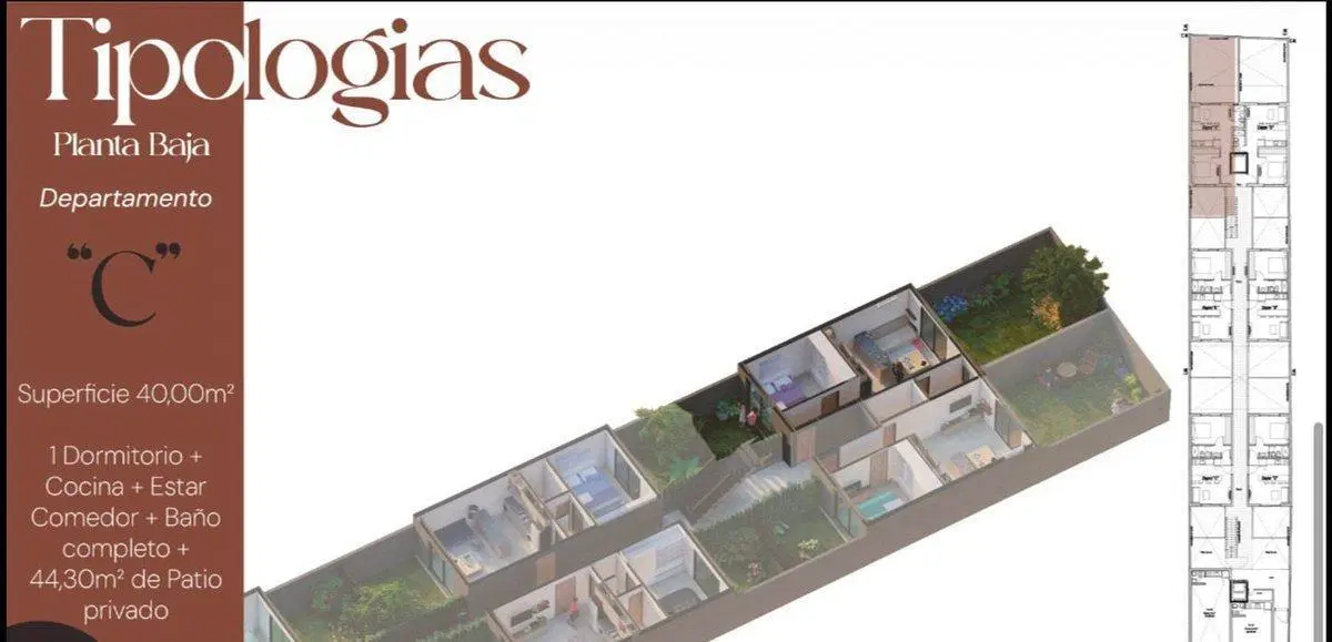 DEPTO 1 DORMITORIO EN PB CON PATIO - B PROVIDENCIA 5