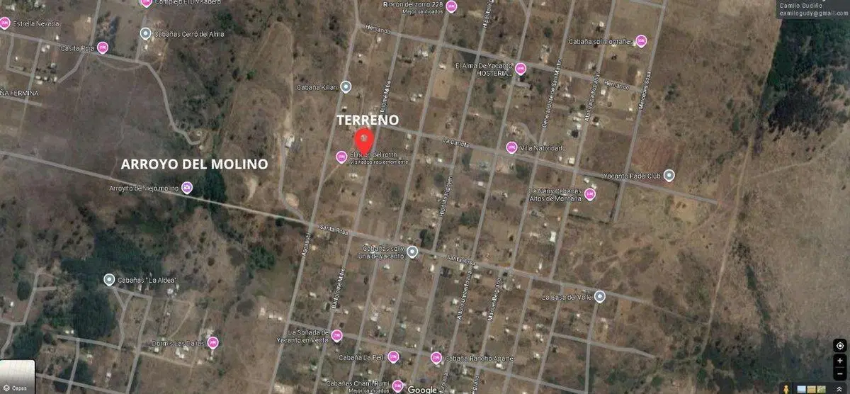 SE VENDE TERRENO 447m EN V. YACANTO, EL DIVISADERO 5